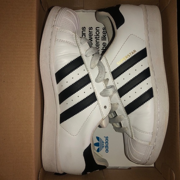 adidas Shoes - ADIDAS Superstar Shell Tops - Used!